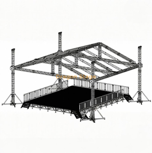 Structure de berceau de tour à toit en aluminium Boulon en aluminium arc MPT TOIGHT TRUSS 12X12X7M.