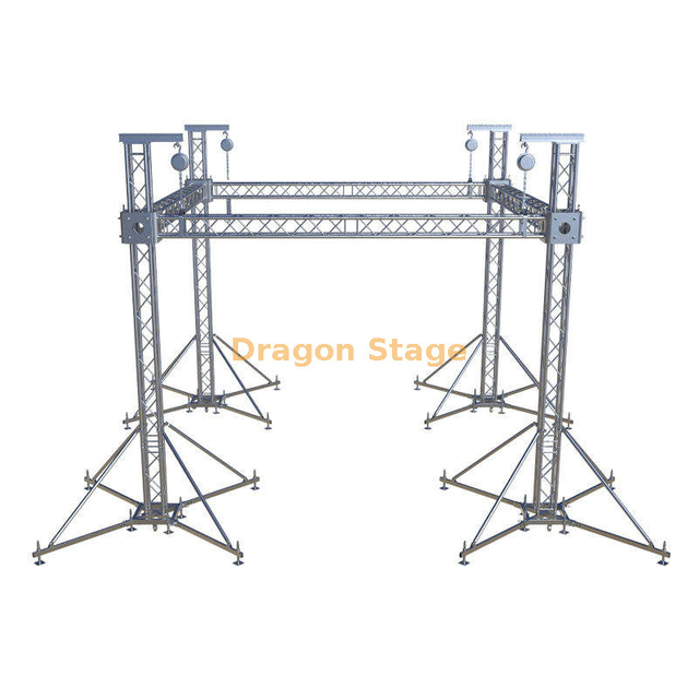 10x10x8m Éclairage en aluminium Truss for Wedding Event Show Exhibition