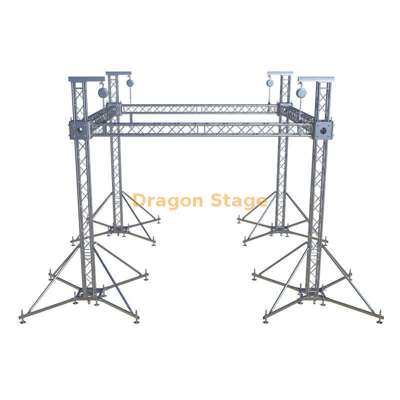 10x10x8m Éclairage en aluminium Truss for Wedding Event Show Exhibition