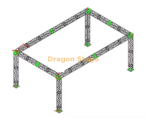 Scène en treillis mobile Resort 20x10x15 pieds