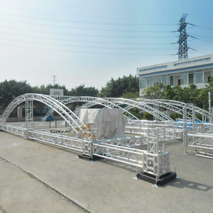 Décoration d'étape de cadre de botte de toit voûtée d'événement de mariage portatif en aluminium à vendre