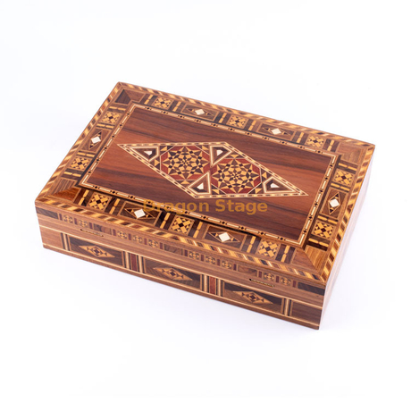 KSA Riyad saison Ramadan Moubarak boîte artisanale beige Ramadan alimentaire boîte-cadeau dates boîte en bois