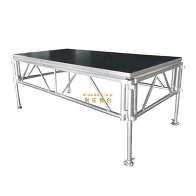 Taille portative extérieure faite sur commande réglable carrée 0.6-1m de l'étape 5x2.5m de T avec 2 escaliers