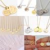 Mode Femmes Astrologie Bijoux En Acier Inoxydable Horoscope 18k Plaqué Or 12 Constellations Du Zodiaque Pendentif Collier