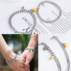 vente en gros de bijoux personnalisés en acier inoxydable chaîne magnétique couple aimant bracelet