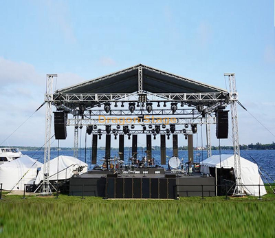 Système en aluminium de botte de concert de représentation de visite de barrière avec l'étape 6x6x6m 