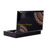 KSA Jeddah saison Vente en gros Boîte en bois Luxuray personnalisée Emballage PU Boîte de chocolats intérieure Cadeau