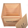 NOUVELLES caisses-cadeaux personnalisées boîtes en bois non finies avec couvercle coulissant