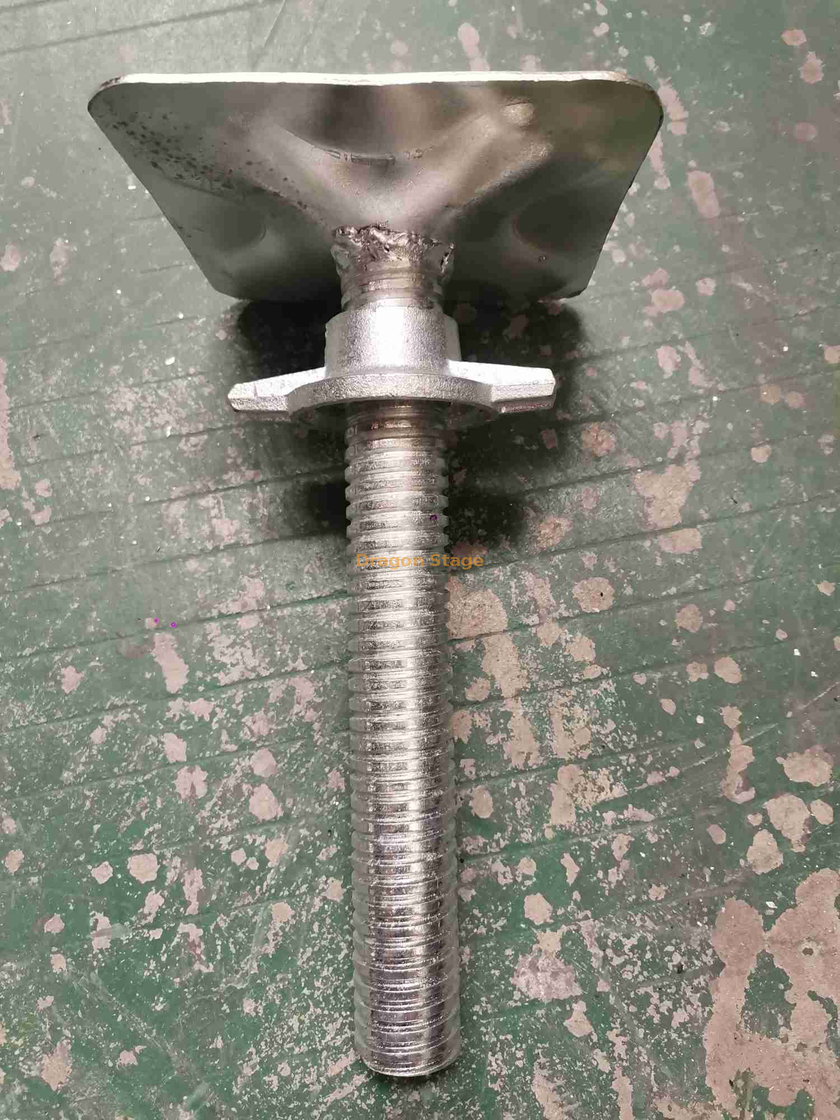 Base de pied de scène réglable tout terrain en acier pour scène modulaire 