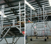Tour d'échafaudage en aluminium d'intérieur de certification EN1004 populaire pour l'agent