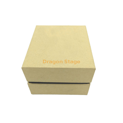 Personnalisé mignon clair présentation Original grand emballage cadeau main montre-boîte Eco recyclé Kraft expédition papier boîte pour montre