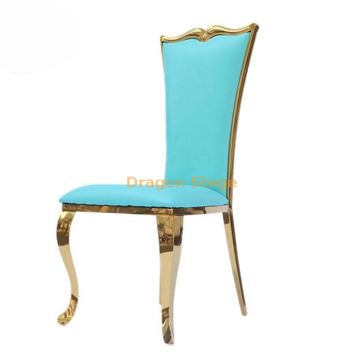Chaises bleues de banquet d'hôtel (2)