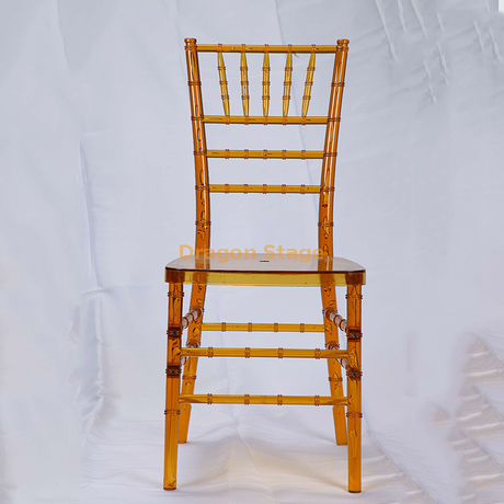 Chaises simples, chaises transparentes en acrylique, restaurants d'hôtel, chaises à dossier en plastique, vente en gros