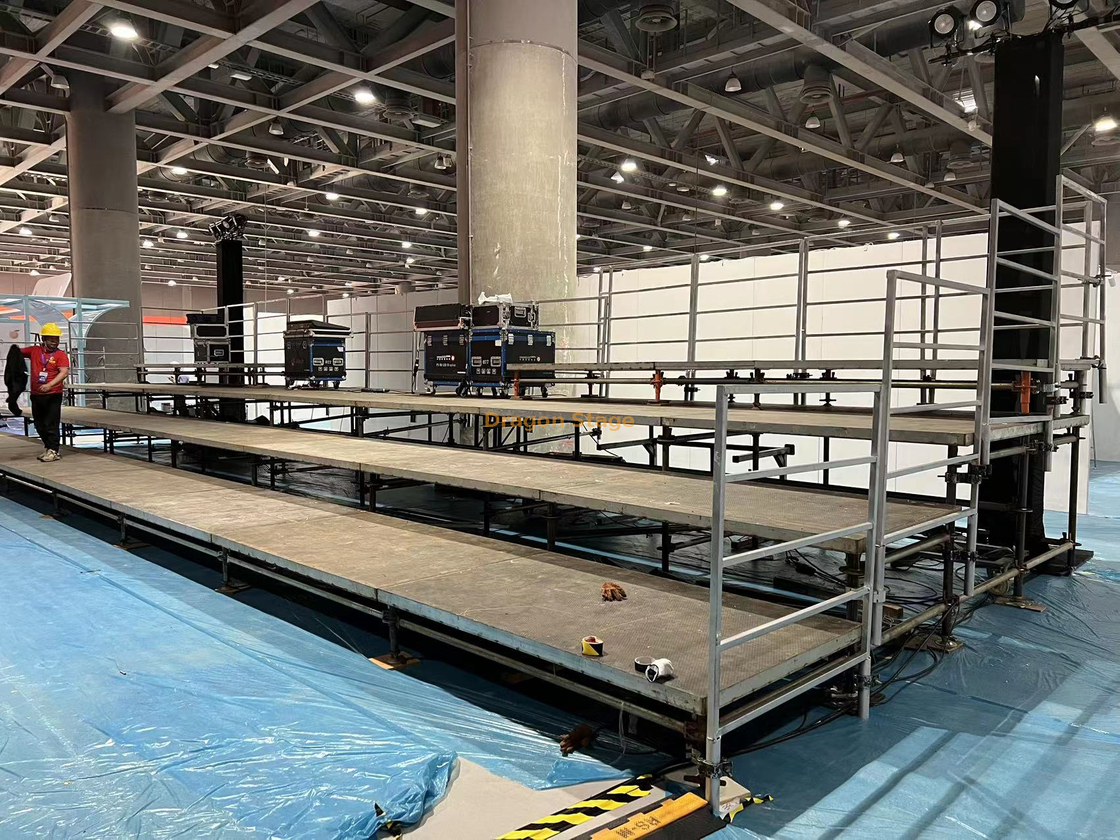 Support de siège à plusieurs niveaux Ringlock pour 40 audiences VIP pour le sport