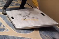 Plate de base en aluminium pour la ferme des boulons