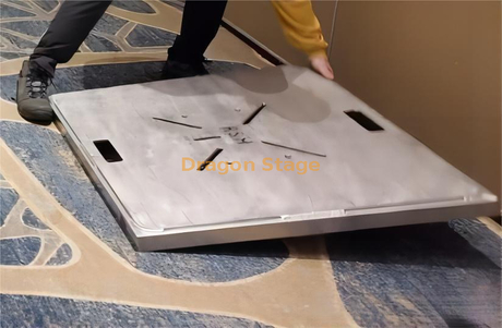 Plate de base en aluminium pour la ferme des boulons