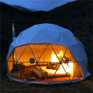 Tente imperméable extérieure de luxe de maison d'événement de dôme résistante aux UV pour la station touristique