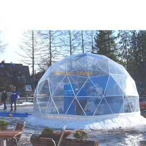 Tente dôme transparente Igloo d'hiver, fête à la maison pour voyage et vie