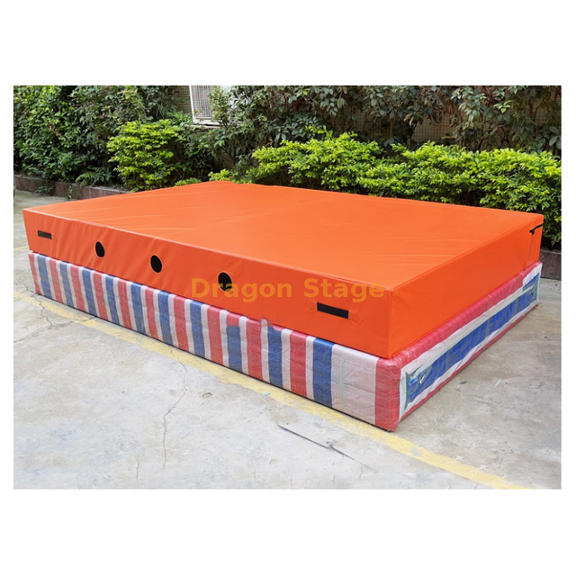 Obstacle PVC couvert mousse ninja warrior mat orange