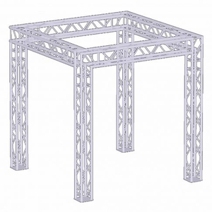 Paquet standard de ferme de support de module d'exposition 2.6x2.6x2.5m