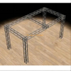 Cabine de salon commercial/système d'exposition Global Truss 10' x 20' x 10', boîte modulaire F34