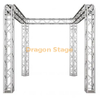 Global Truss 10'x10'x10' Stand de salon commercial en forme de U / Système d'exposition avec coins ronds - Ferme modulaire F34 avec coins de bloc de jonction universels
