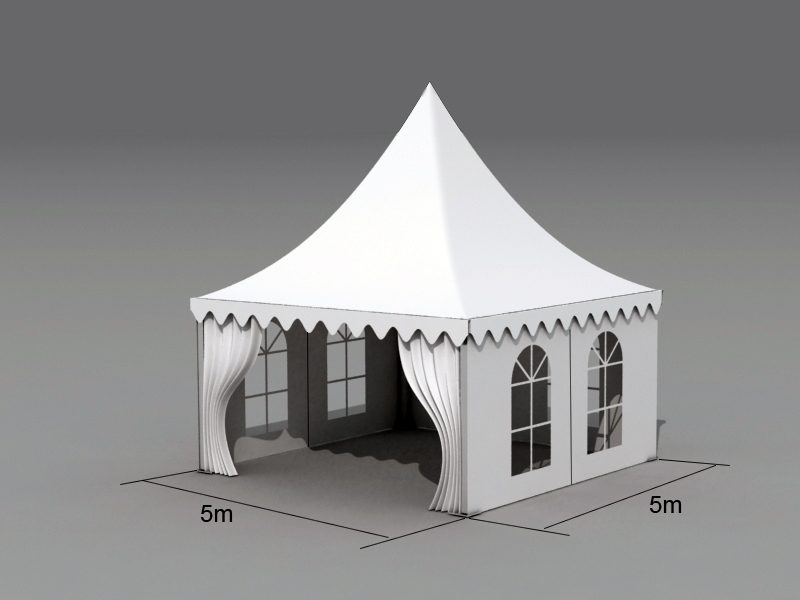 Tente événementielle pagode 5x5m