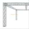 Global Truss 20'x20' Stand de salon/système d'exposition – Ferme modulaire F34 avec coins de bloc de jonction universels et poutre centrale