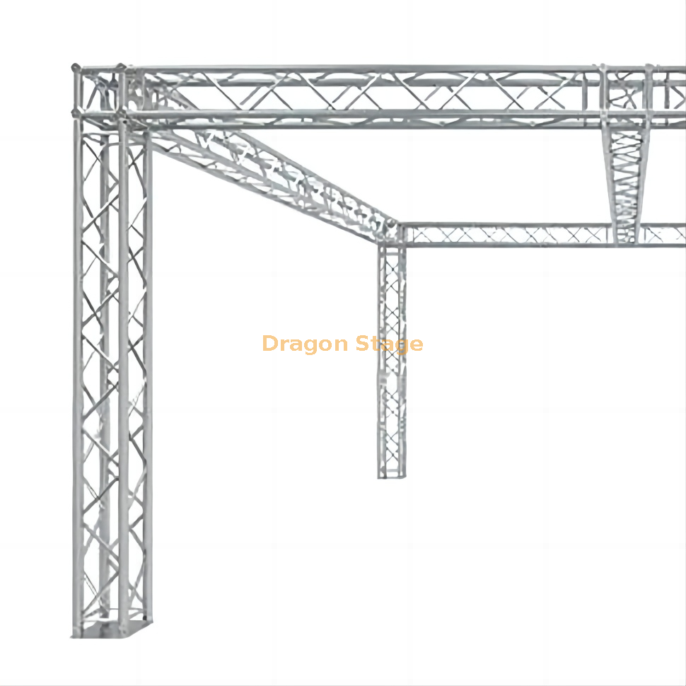 Global Truss 20'x20' Stand de salon/système d'exposition – Ferme modulaire F34 avec coins de bloc de jonction universels et poutre centrale