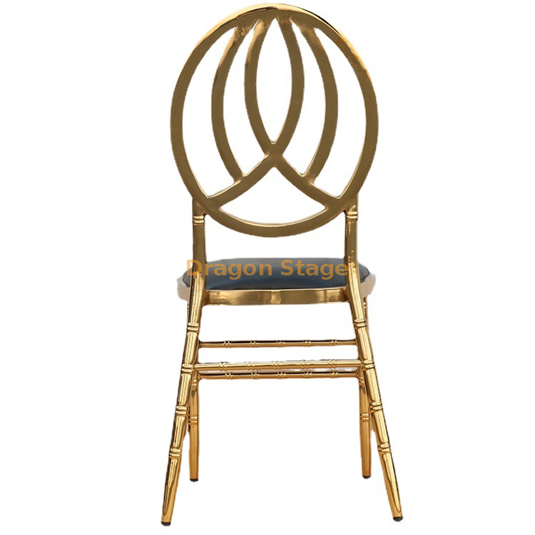 Chaises Phoenix Plaquées Or (5)