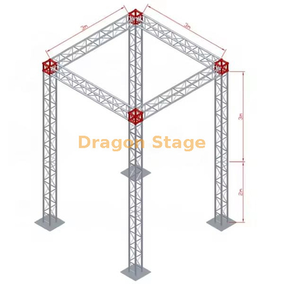 200x200mm Mini Truss Exhibition Booth Booth Truss 3x3x5m