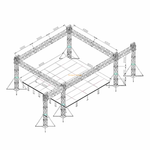 Aluminium Extérieur de la scène Événement Événement 9x8x5m