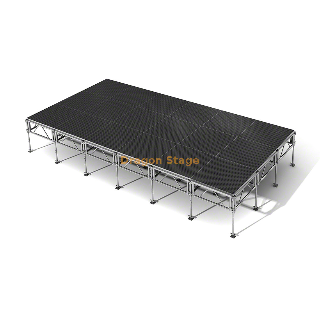 Plateforme de scène de concert modulaire en aluminium 7.32x3,66m （24x12ft）