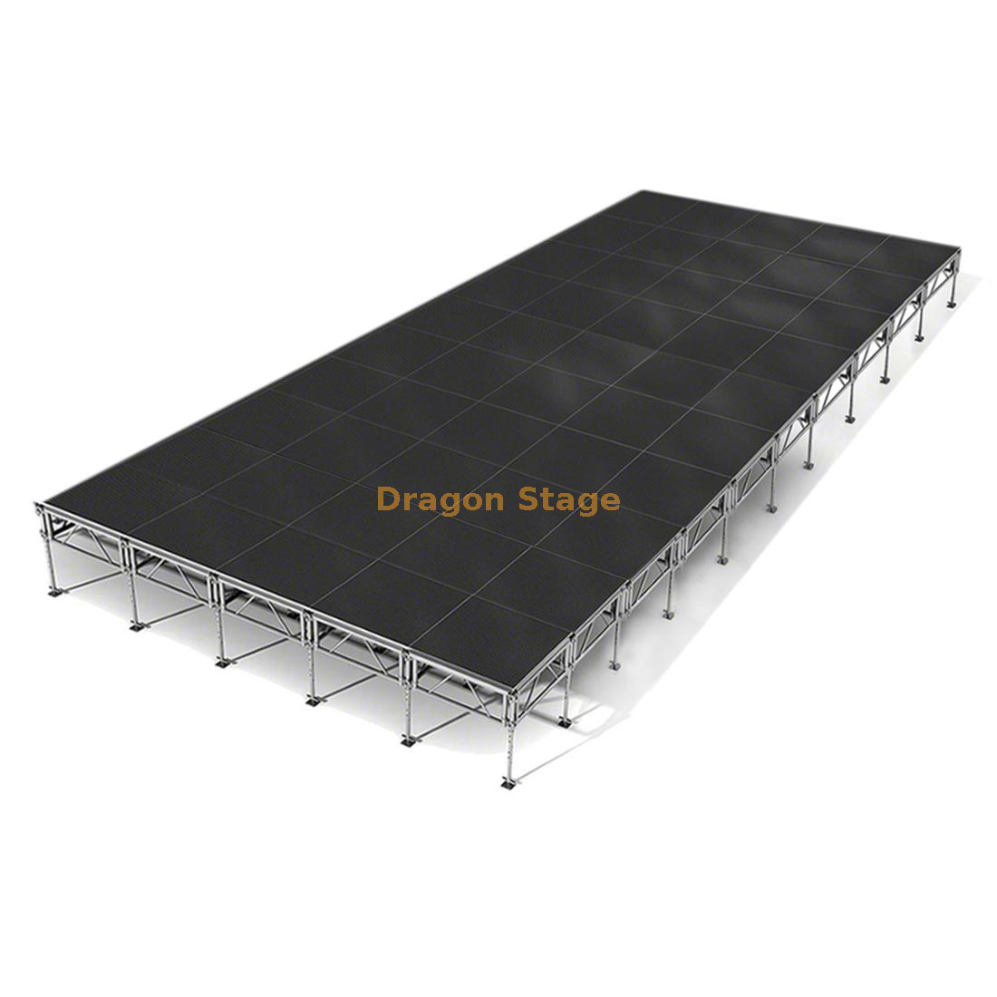 Représentation se pliante 12.2x6.1m d'étape de chœur d'alliage d'aluminium de tapis rouge