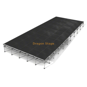 Représentation se pliante 12.2x6.1m d'étape de chœur d'alliage d'aluminium de tapis rouge