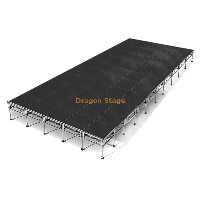 Représentation se pliante 12.2x6.1m d'étape de chœur d'alliage d'aluminium de tapis rouge