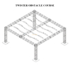 6x6x3m Cours d'obstacles Ninja Warrior Truss Cadre