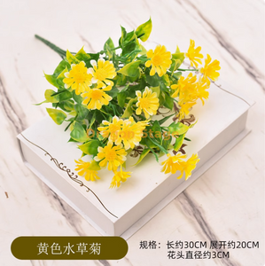Simulation de tournesol Ornement de fleur de fleur Fausse fleur Ornement Ornement Engineering Fleur Plastique Daisy