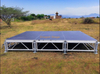 Aluminium Portable 4x4ft Mobile Mini Stage Plateforme pour montrer 3,66x2,44 m de hauteur 0,6-1M