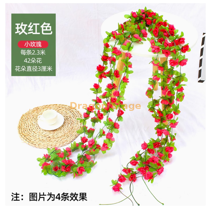 玫红色 小玫瑰 （2 条） 桔红色 小玫瑰 （2 条）