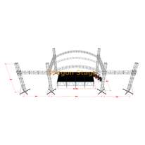 6x4x4m Courbe personnalisée Sprus 