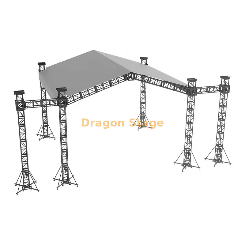 Système de toit pare-soleil plat professionnel 10x8x6m avec ailes PA