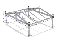 Boîte en aluminium Boîte en aluminium Système 20x16x6.5m