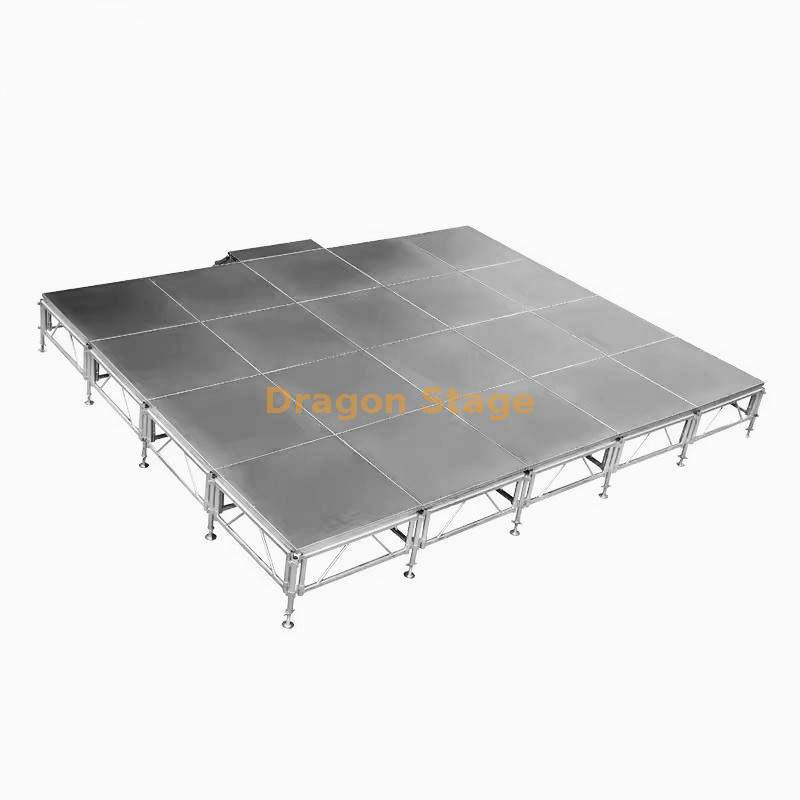 Sc&egrave;ne de performance ext&eacute;rieure portative en alliage d'aluminium de 1,22 x 1,22 m &agrave; vendre 6,1 x 4 (1) 