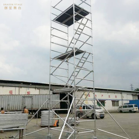Échafaudage de tour en aluminium d'échafaudage d'occasion