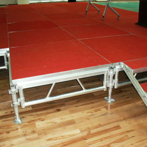 Plate-forme de scène extérieure en aluminium de performance globale de 4x4 pieds 11x5m