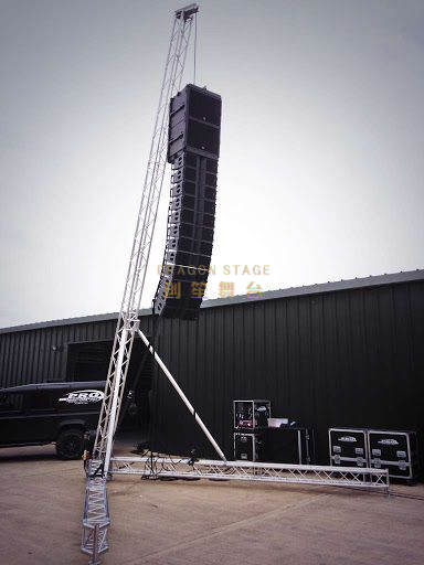 Aluminium PA Tower pour le tableau de ligne avec moteur 6m