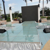 Design de scène en verre transparent Catwalk pour piscine