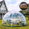 Tente gonflable de bulle de cristal de sphère transparente de dôme gonflable