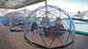 Tente de dôme géodésique Glamping de 6 m pour dormir dans un événement de villégiature